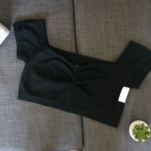GAP Black Seamless Bralette